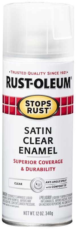 ENAMEL SPRAY RUST SAT CLR 12OZ