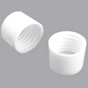 ENDCAP CLOSET POLE PLSTC WHITE