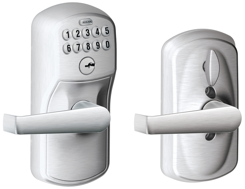 ENTRY KEYPAD LEVER SATIN      
