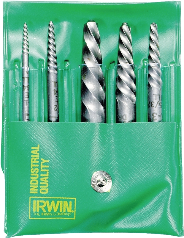 EXTRACTOR SCREW SET 5PC SPIRAL