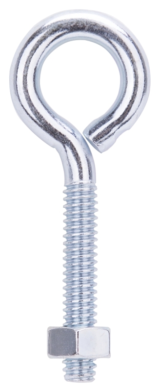 EYE BOLT STL 1/4X2-1/2IN ZINC 
