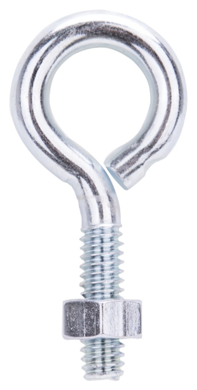 EYE BOLT STL 1/4X2IN ZINC     