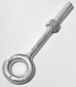 EYE BOLT W/NUT 1/2X3.25IN GALV