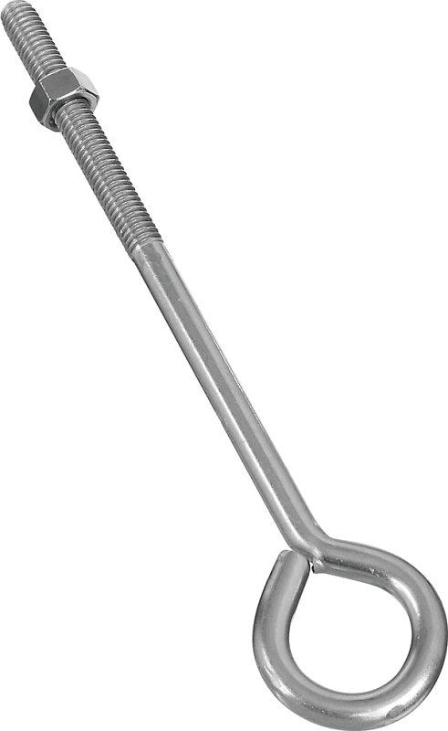 EYE BOLT W/NUT 3/8X8IN SS     