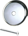 FACEPLATE BATH DRAIN CHROME   