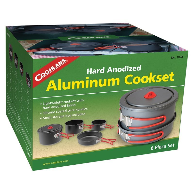 [3432663] FAMILY COOK SET HARD ANODIZED 