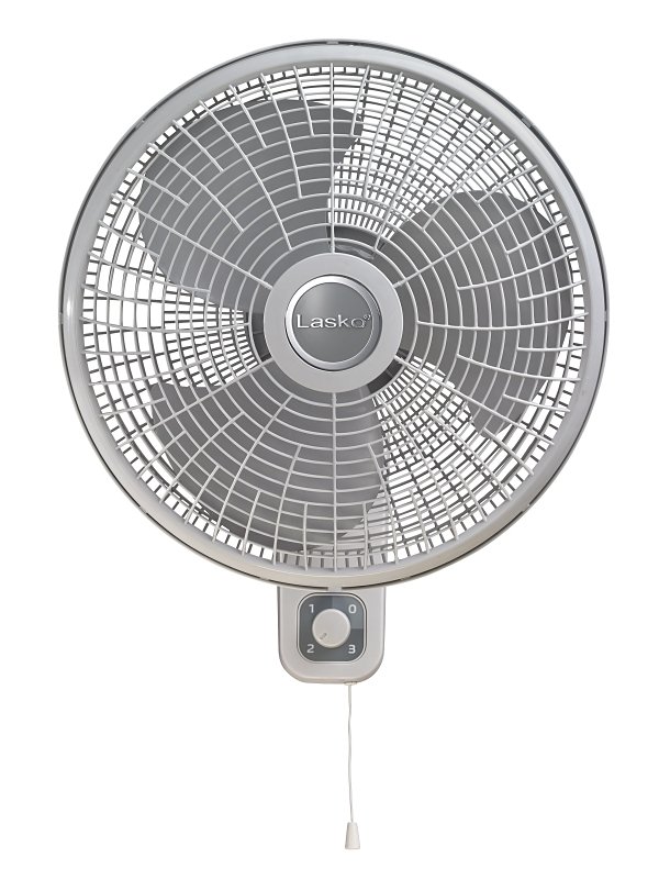 [6269922] FAN WALL MNT 3-SPD 16IN WH/GRY