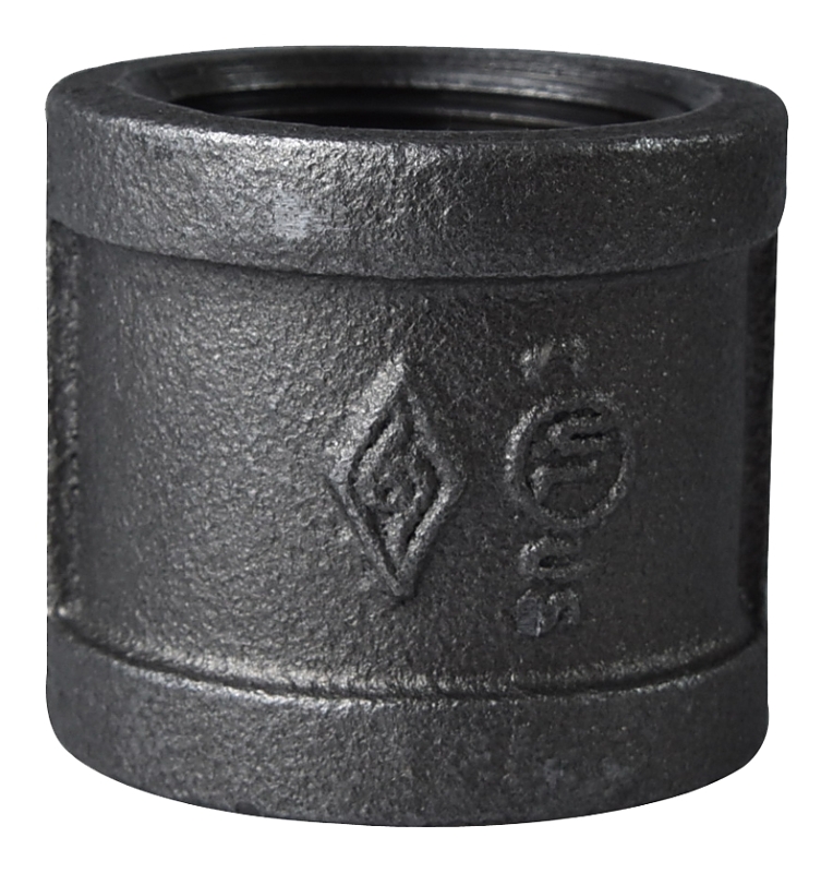 COUPLING BLACK MALLEABLE 1-1/4