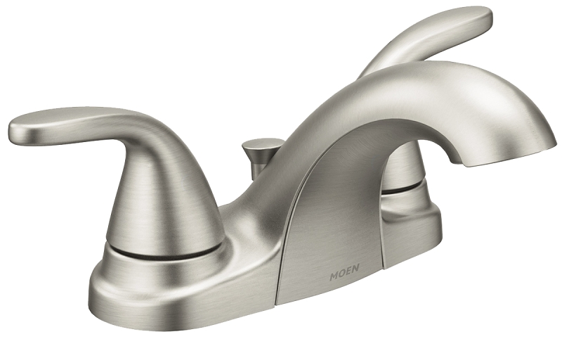 FAUCET BATHROOM L-ARC NICKEL  
