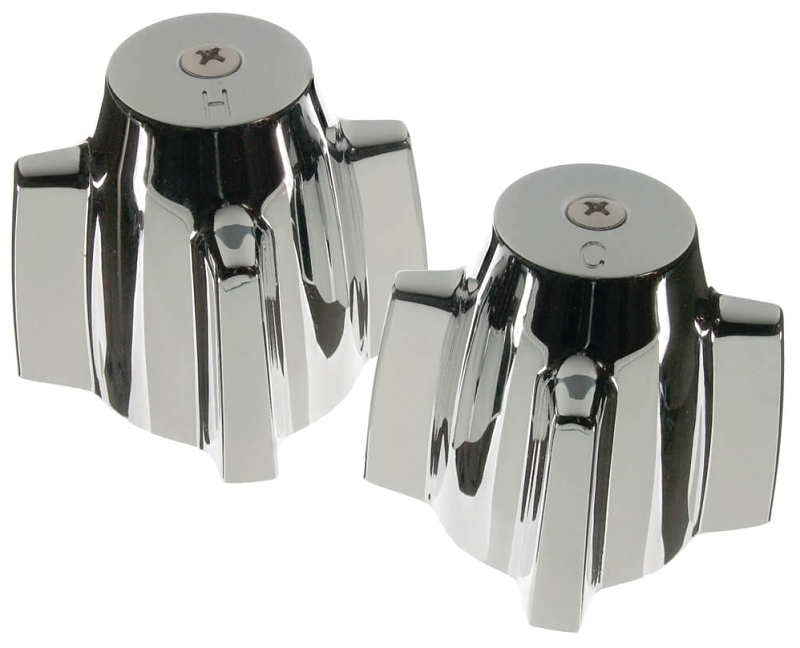 FAUCET HANDLE CENTRAL BRS CHR 