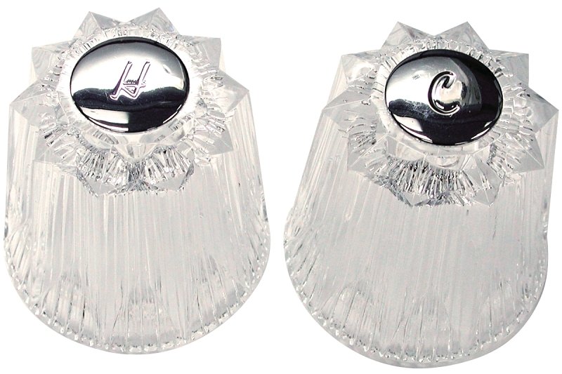 FAUCET HANDLE LARGE CLEAR     