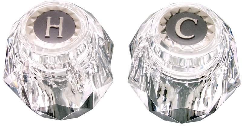 FAUCET HANDLE MOEN CRYSTAL    