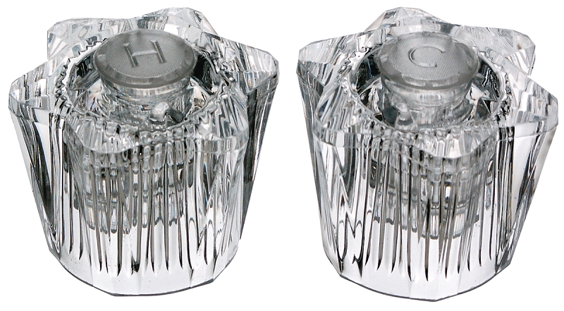 FAUCET HANDLE STEAMWAY CRYLIC 