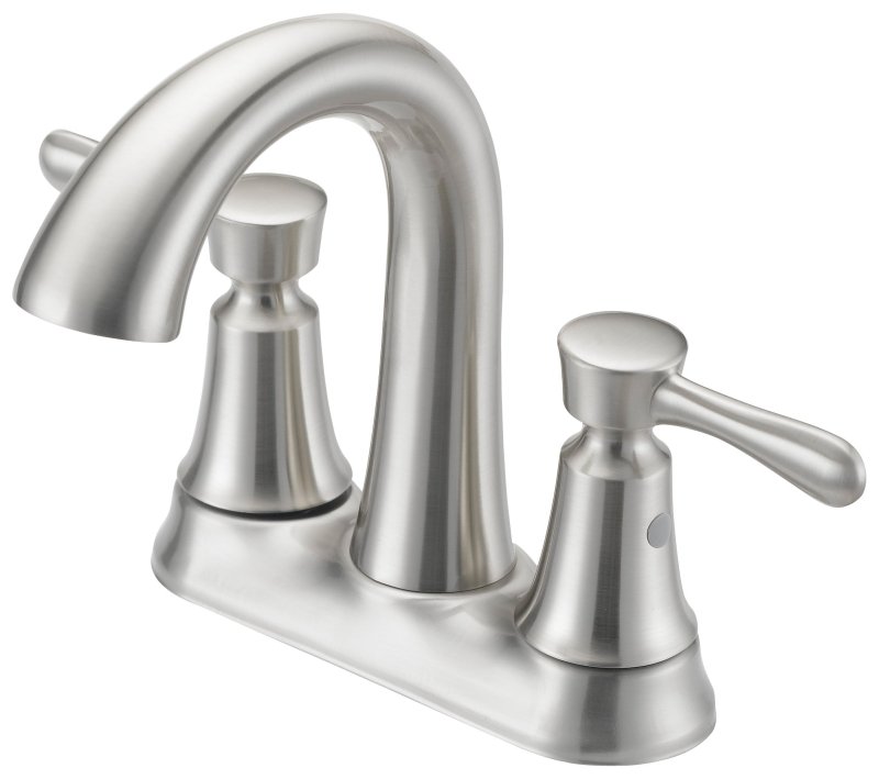 FAUCET LAV 4IN 2HDL LEV BR NIC