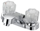 FAUCET LAV 4IN 2HNDL ACRYL CHR