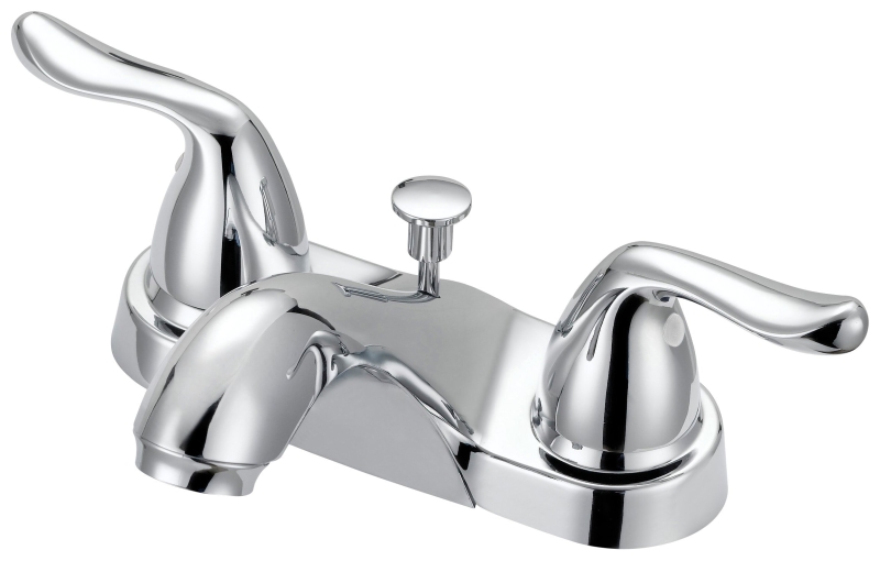 FAUCET LAV 4IN 2HNDL LEVER CHR