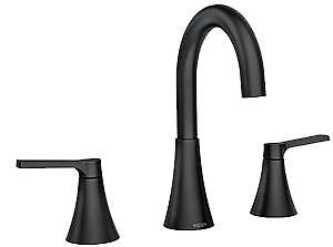 FAUCET LAVATORY 2H WS MAT BLK 