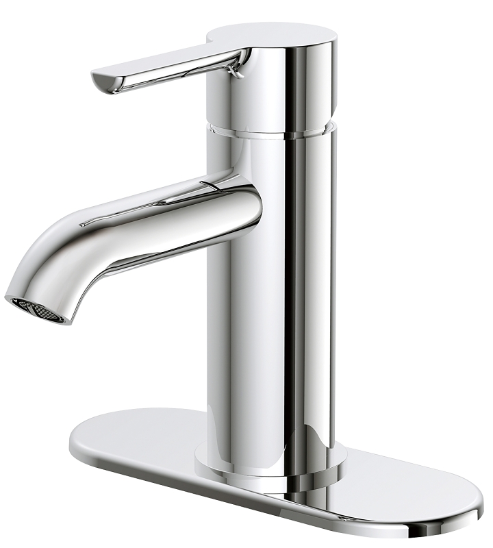 FAUCET LAVATORY SNGL HNDL CHRM
