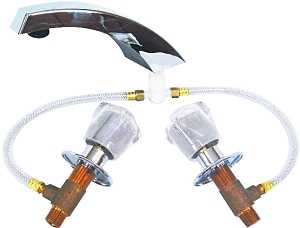 FAUCET TUB GARDEN ADJ 8/24IN  