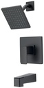 FAUCET TUB-SHOWER MAT BLK 6IN 