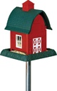 FEEDER BIRD RED BARN 5LB      