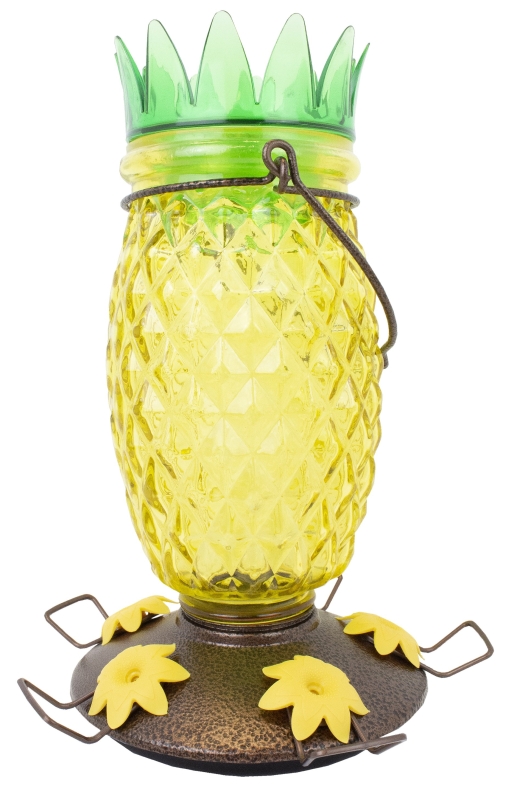 FEEDER HBIRD PNEAPPLE GLASS TF