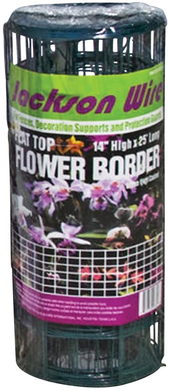 FENCE FLOWER GREEN 14X25      