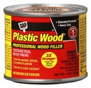 FILLER PLASTIC WOOD LT OAK 4OZ