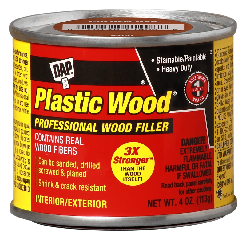 FILLER PLSTC WOOD GLDN OAK 4OZ