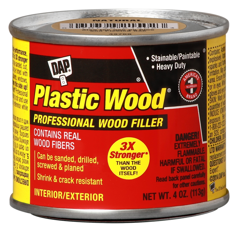 FILLER PLSTC WOOD NATURAL 4OZ 