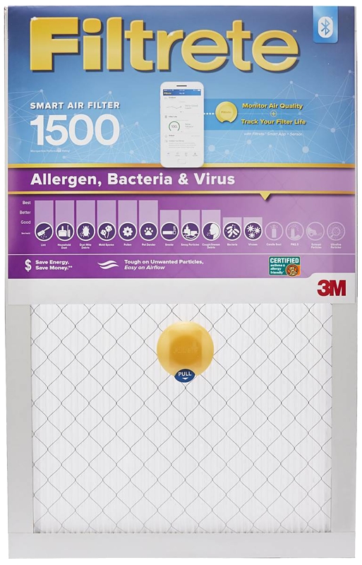 FILTER AIR 1500MPR 16X20X1IN  