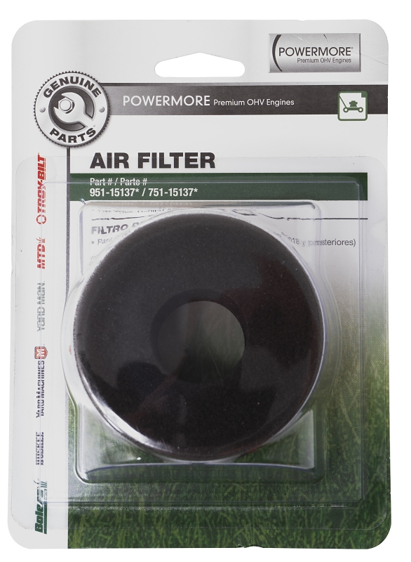 FILTER AIR FOAM FITS 751-15137