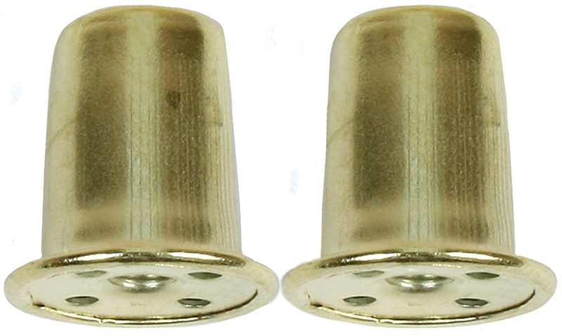 FINIAL TOP HAT 1IN BRASS FIN  