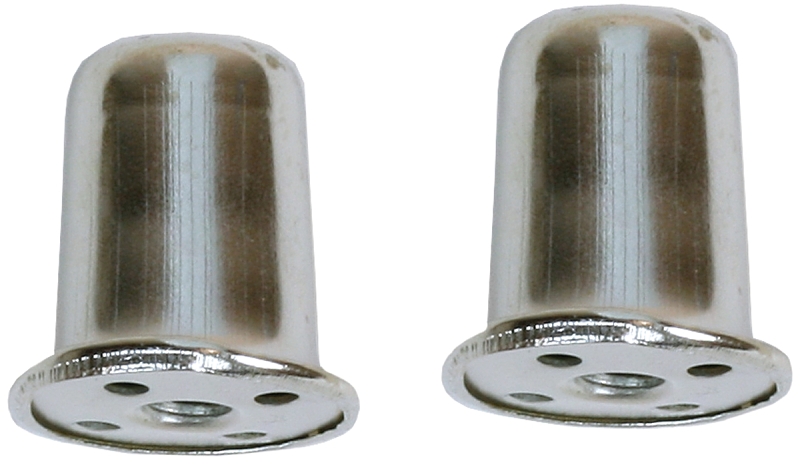 FINIAL TOP HAT 1IN NICKEL FIN 