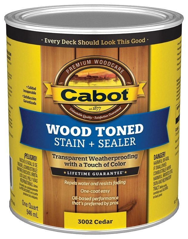 [4369823] FINISH WOOD OIL EXT CEDAR QT  