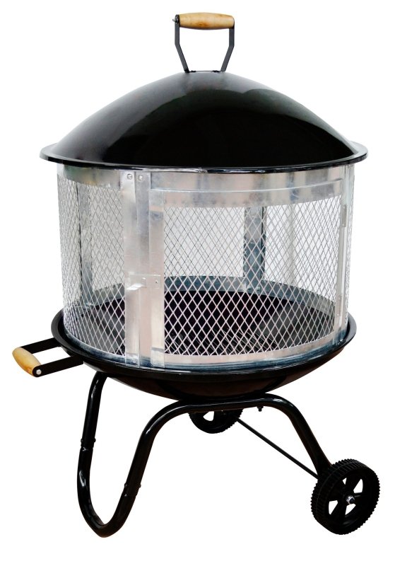 [2169993] FIREPIT OUTDOOR STEEL 28 INCHS