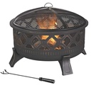 FIREPIT ROUND STEEL 32IN      