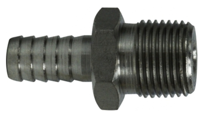 FITTING HOSE SS BARBXMPT 2IN  