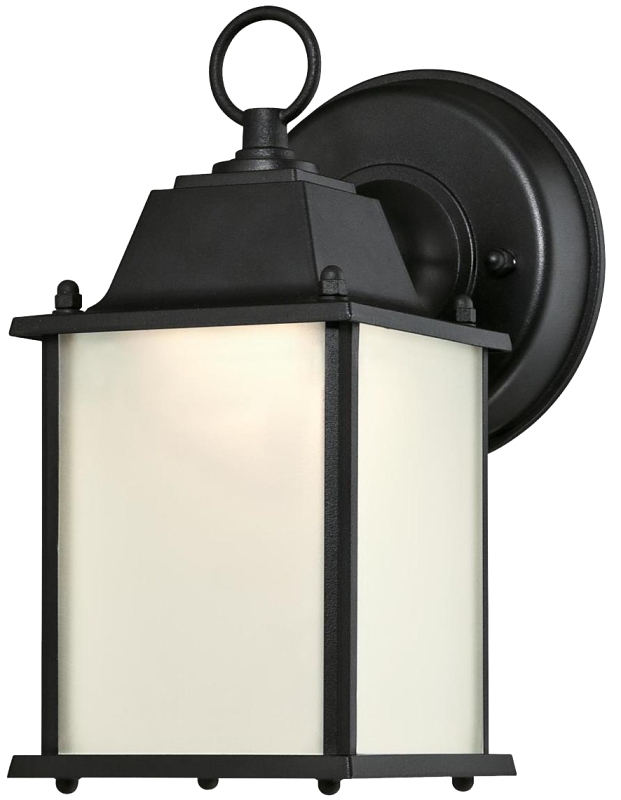 FIXT WALL MOUNT EXTER LED BLK 