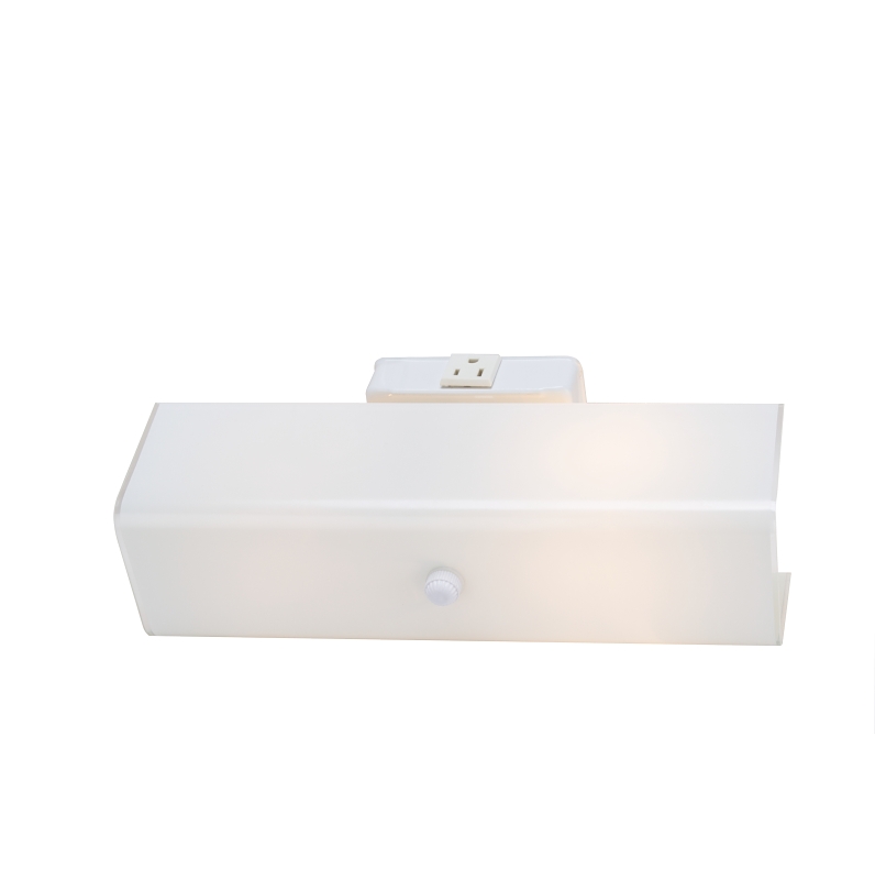 FIXTURE BATHROOM WALL 2LT WHT 