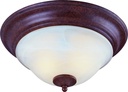 FIXTURE CEIL 2LT ALB RUSTICBRN