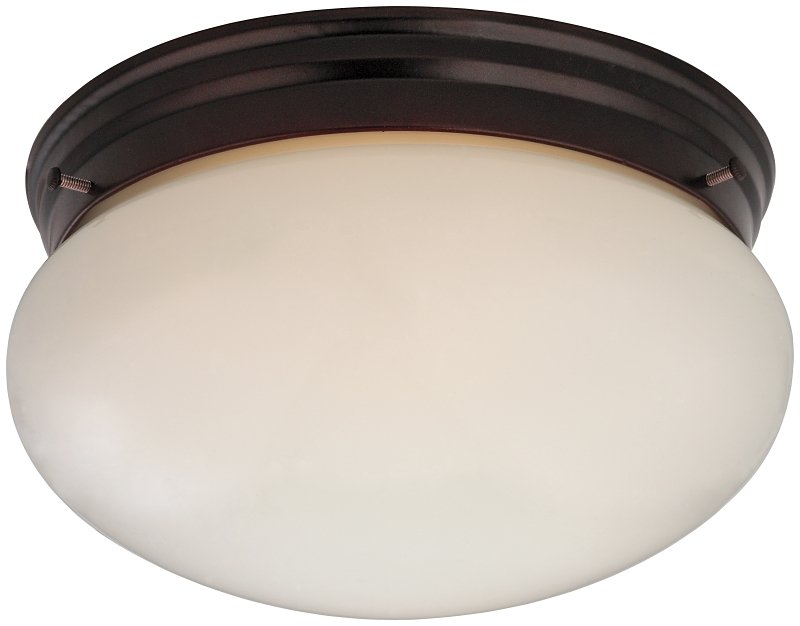 FIXTURE CEIL 2LT MED FLUSH BRZ