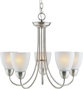 FIXTURE CHAND 5LT SMOKE GLS BN