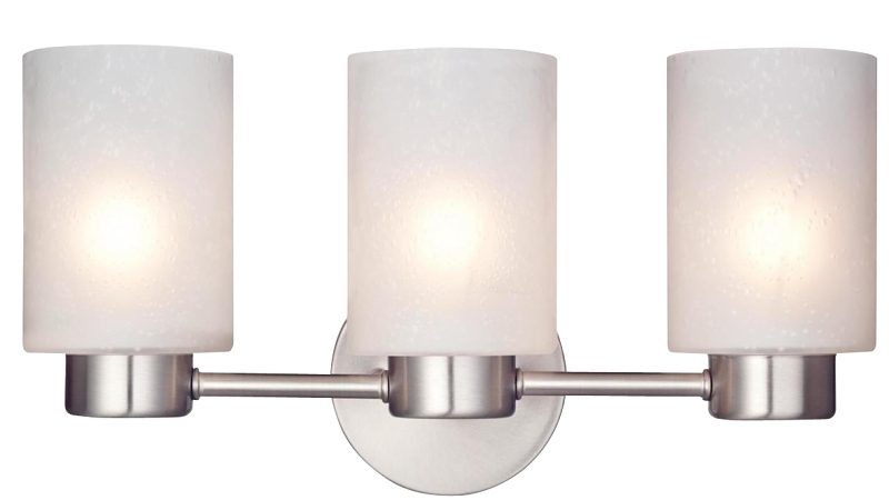 FIXTURE LIGHT 3LT WALL BRS NIC