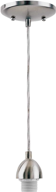 FIXTURE PENDANT 1LT NICKEL MED