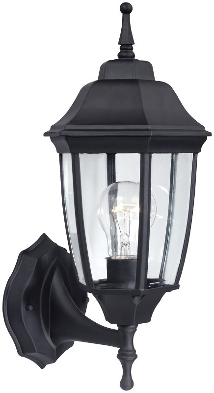 FIXTURE PORCH WLMT 1LT BLACK  