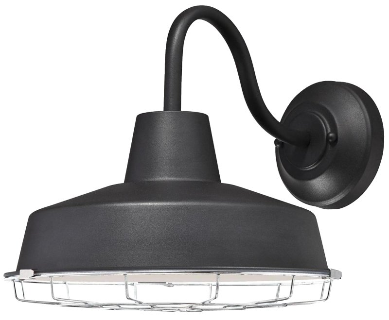FIXTURE WALL LED TEXTRD BLACK 