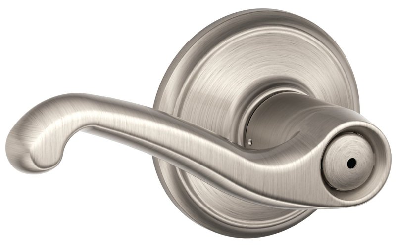 FLAIR PRIVACY LEVER STN NICKEL