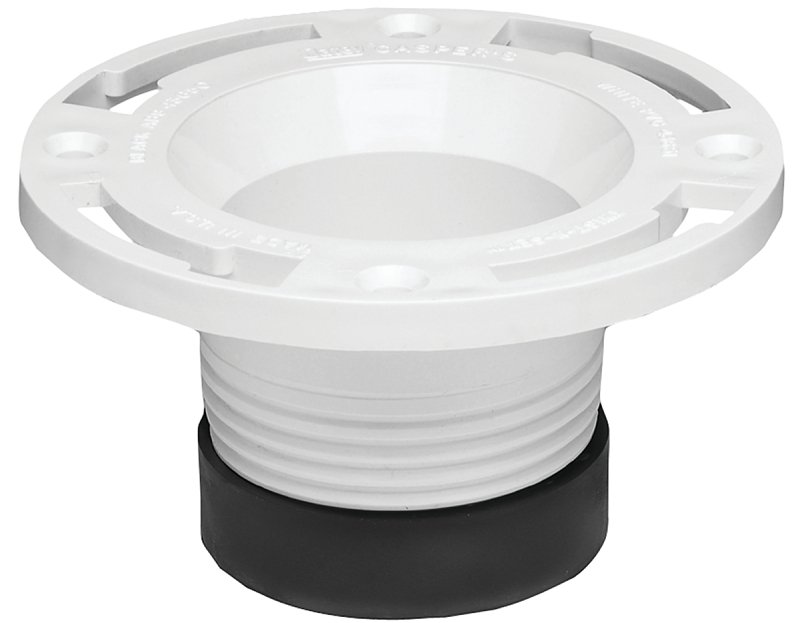 FLANGE CLOSET ADJSTBL PVC 4IN 