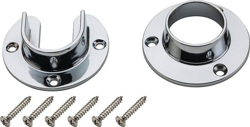 FLANGE SET CHROME FINISH      
